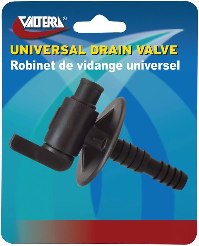 Valterra LLC A012025BKV Universal Drain Valve by Valterra