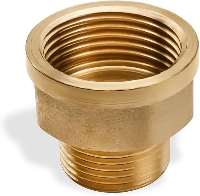 Adapter 3/4" Male x 1" Female Threaded Brass Construction – NPT Pipe Fittings by Lakesstory