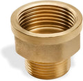 Adapter 3/4" Male x 1" Female Threaded Brass Construction – NPT Pipe Fittings by Lakesstory