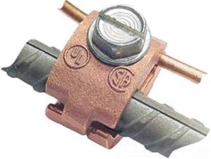 Greaves J30-DB Bronze Rebar Ground Clamp #4 Rebar 8 AWG Solid by Unknown