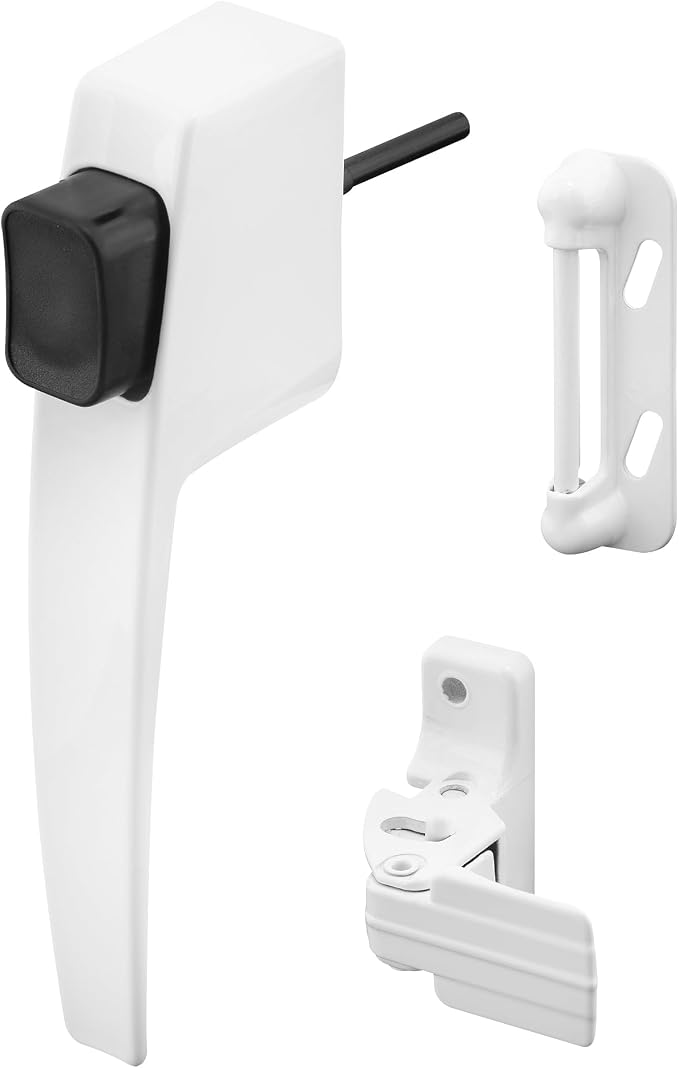Prime-Line K 5145 Screen & Storm Door Push Button Latch Set, Fits Doors 5/8 by Prime-Line