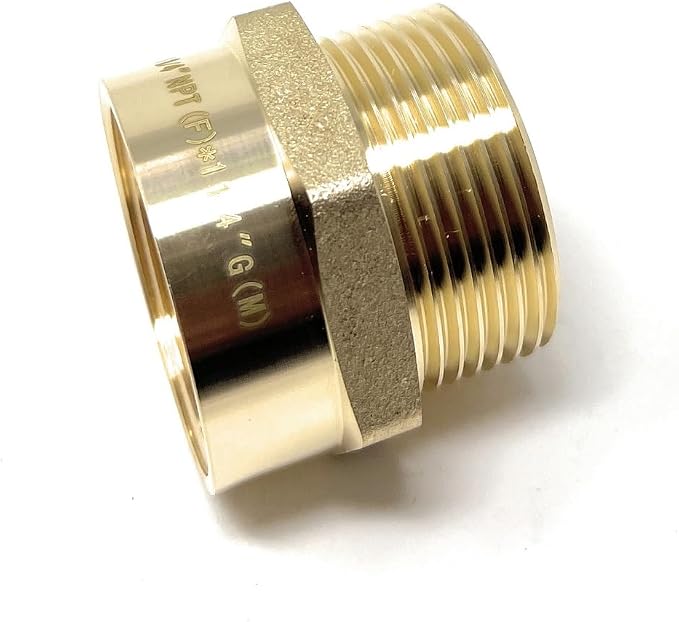 Cascada G Thread to NPT Thread Pipe Fitting Adapter - Image 6