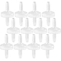 12 Packs Check Valve 1/4” One-Way PVDF Plastic Hose Barb by JoyTube
