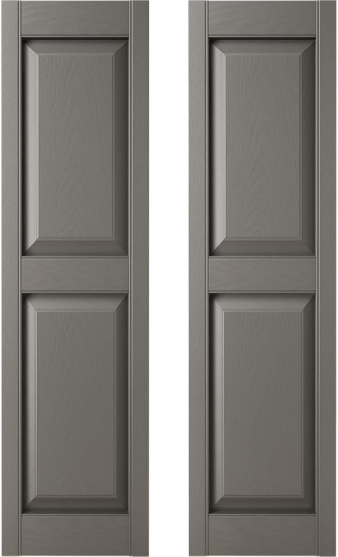 Ekena Millwork 14.75 in. W x 80 in. H Builders Edge, Standard Two Equal Panels by Builders+Edge