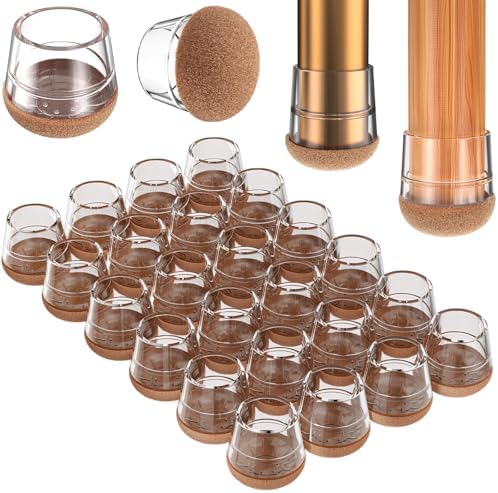 Round Chair Leg Floor Protectors by YTEACIUL