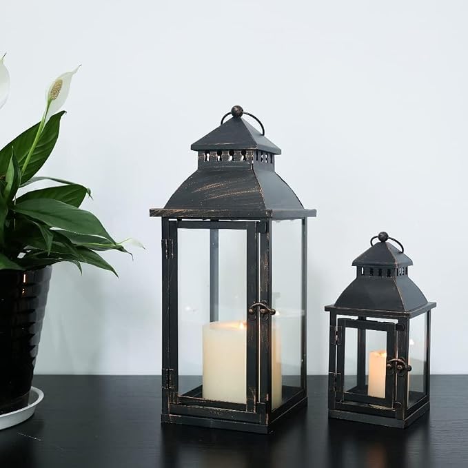 NEEDOMO Lanterns Decorative Outdoor&Indoor, Candle Holder - Image 8