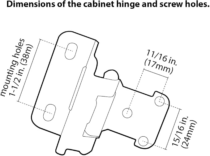 20 Pack Oil Rubbed Bronze Cabinet Hinges - Image 3