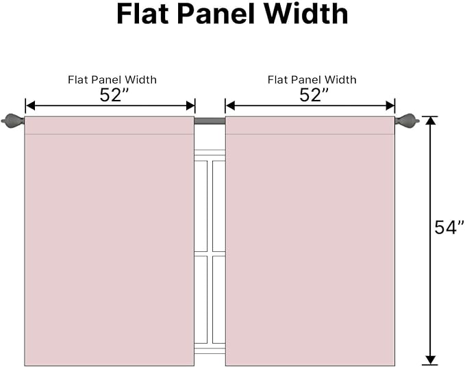 H.VERSAILTEX Blackout Curtains Thermal Insulated Window Treatment Panels Room - Image 6
