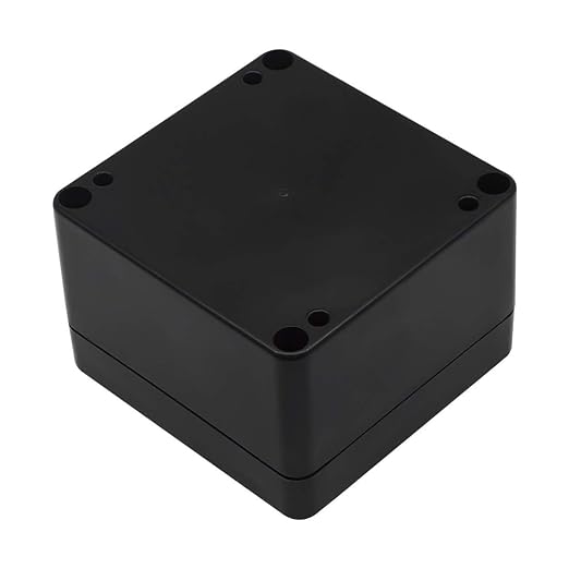 ABS Plastic Electrical Project Case Power Junction Box, Project Box Black - Image 3
