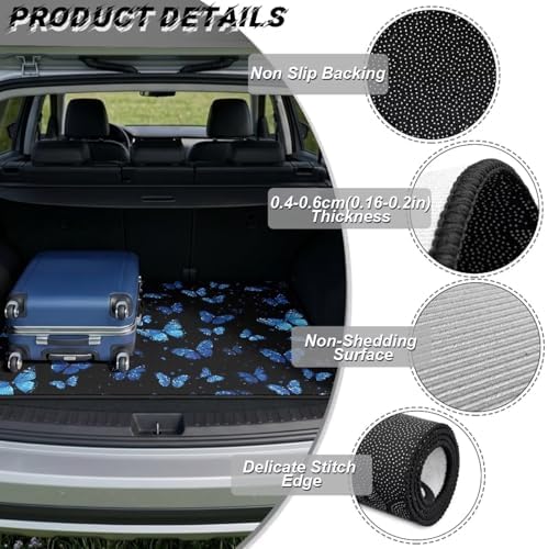 Blue Butterfly Beach Gear Trunk Mat 29"x39" - Image 6