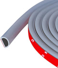 Weather Stripping Door Seal, Self Adhesive Silicone D Shaped Weather Strip by Protalwell