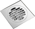 1pc Silver Square Floor Drain 10 * 10cm by Unknown