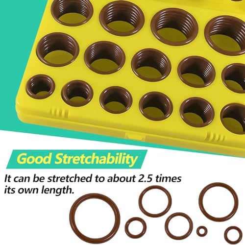 XBVV 382 PCS 30 Size SAE FKM Viton O-Ring Kit - Image 7