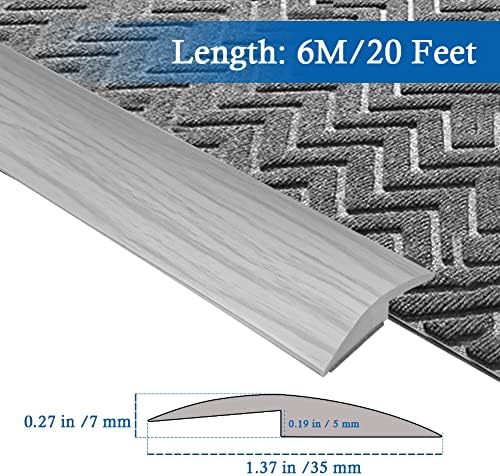 FONUNO Carpet Transition Strip Self Adhesive Floor Transition Strip - Image 2