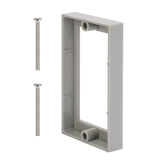 Single Gang Receptacle Outlet Box Extenders 1/2" by XGGYA