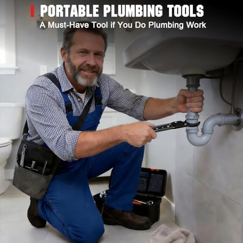 Plumbing Tools Angle Stop Wrench Kit, Ferrule Removal Tool - Image 6