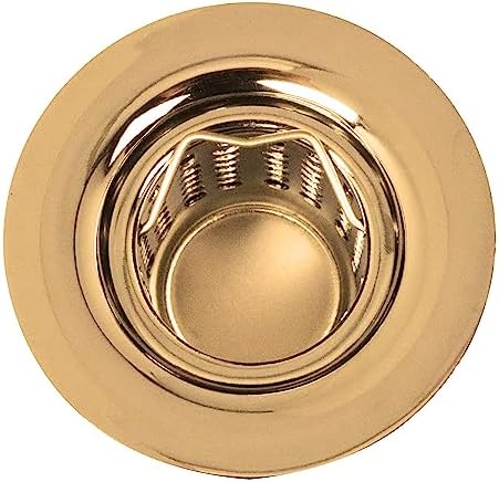 Westbrass Junior Basket Style Bar Sink Strainer, Polished Brass - Image 2