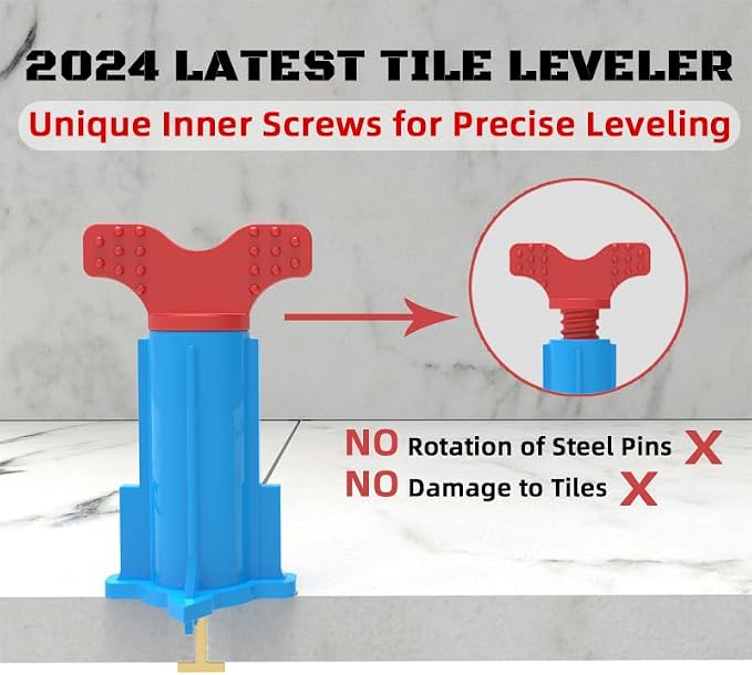 Reusable Tile Leveling System, Floor Leveler Self Leveling Compound, Tiling - Image 3