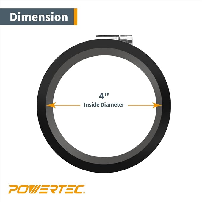 POWERTEC 70149V Dust Control Flex Cuff - Image 6