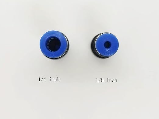 zjxed 1/4" OD x 1/8" OD Pneumatic quick Connector Push to Connect fittings - Image 2