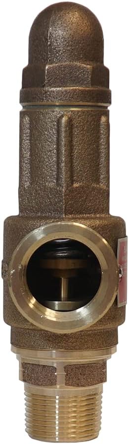 PRVHDNL100 1" No-Lead Heavy-Duty Brass Pressure Relief Valve, Contractor-Grade by MerrillManufacturing