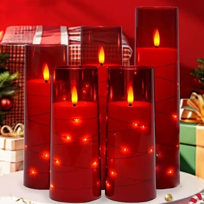 Enido 10 Pc Flameless LED Candles - Image 5