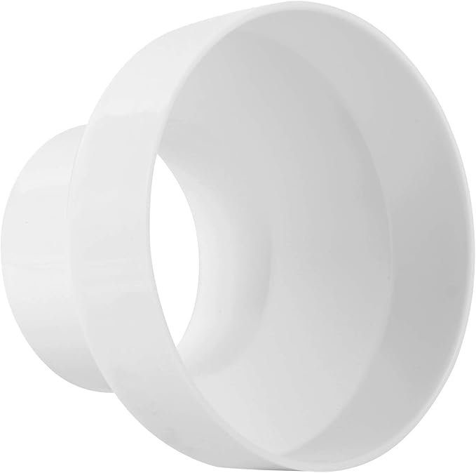 CABAX Duct Reducer 6 to 4 inch Air Duct Adapter HAVC Pipe Connector by CABAX
