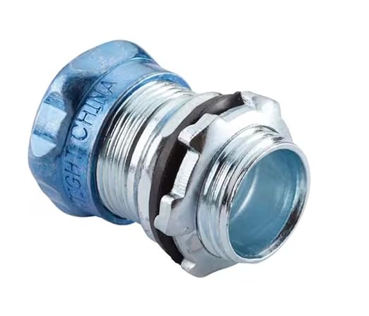 Electrical EMT Conduit Connector, 1-1/4 Inch, Compression, Outdoor Rain-Tight - Image 2