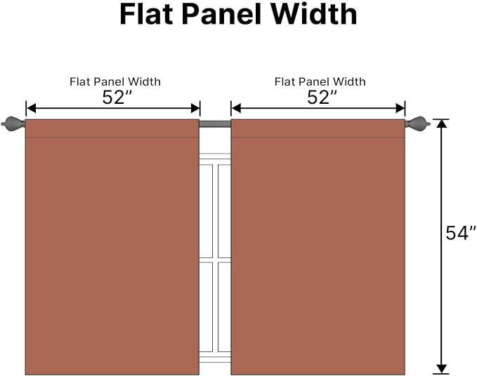 H.VERSAILTEX Blackout Curtains Thermal Insulated Window Treatment Panels Room - Image 7
