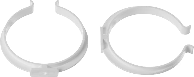 4 Inch Plastic Pipe Clamp Holder Brackets 2 Pack – Wall and Ceiling Mount Air - Image 7