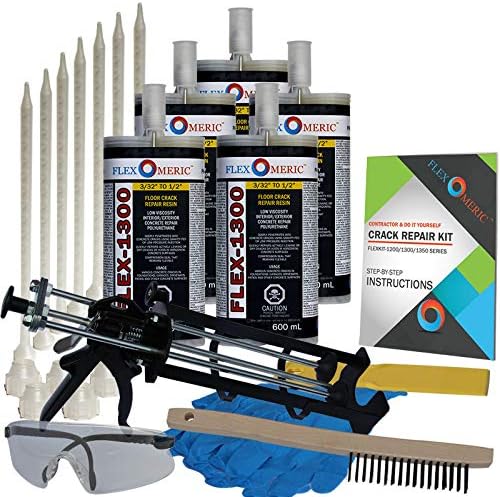 Concrete Floor Crack Repair Kit by Flexomeric+Crack+Repair+Products