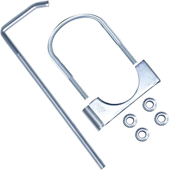 4 Pcs 2.5" Universal Exhaust Clamp - Image 4