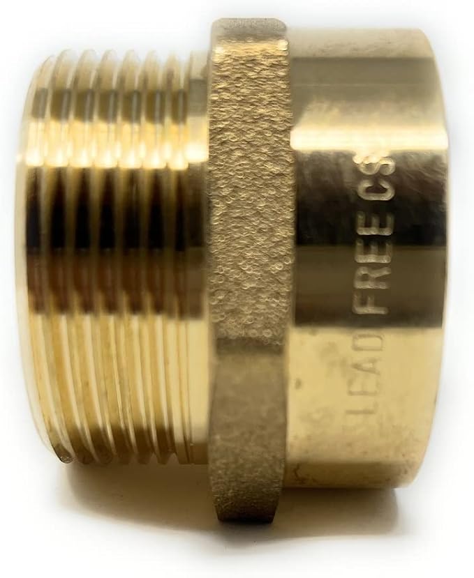 Cascada Lead-Free Brass Adapter, G Thread British BSPP Male to NPT Female |) - Image 7