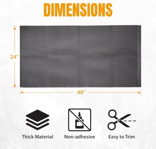 POWERTEC Non Slip Mat Anti Slip Mat, Heavy Duty Grip Mats, Workbench Pad - Image 2