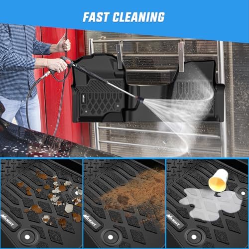 Nilight TPE Floor Mats for Ford F250 F350 F450 F550 Super Duty Crew Cab - Image 6