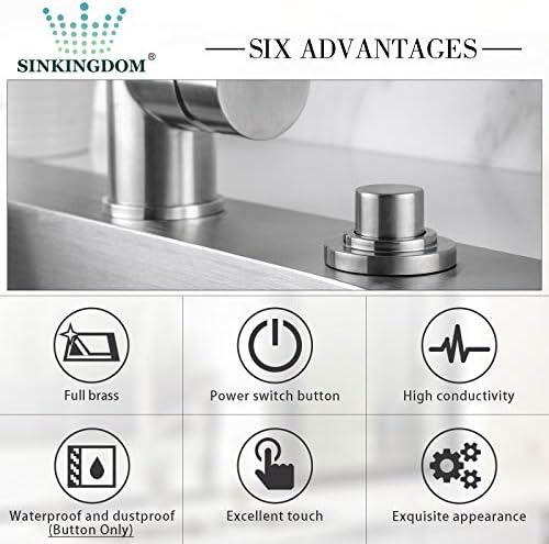 SinkTop Air Switch Kit for Disposal, Dual Outlet - Image 3