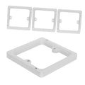 Electrical Junction Box Extender Outlet Ring White 4pcs 86-Type Abs | Precise by SOIMISS