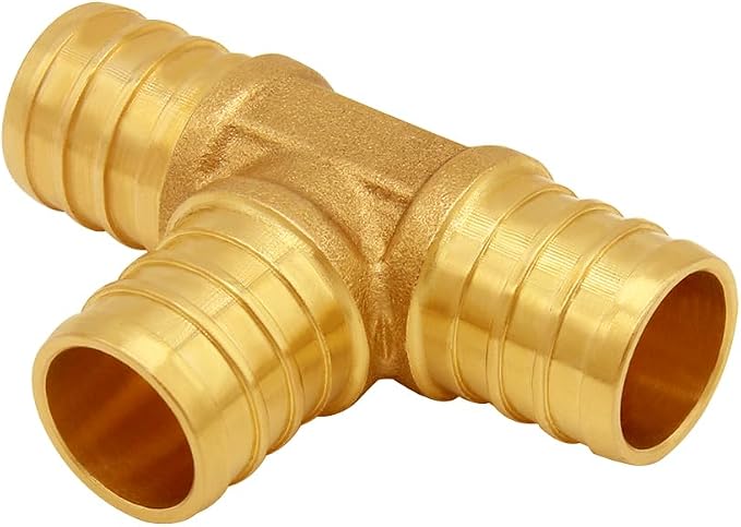 Uenede Brass 1/2 Inch PEX Coupling Crimp Pipe Tube Fitting Kit - Image 7