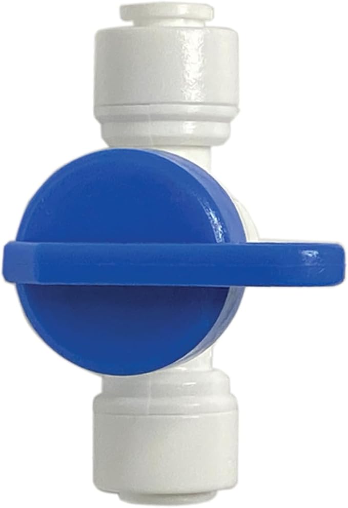 Speed Fit 1/4 or 3/8 Inch Shut Off Valve, Push to Connect Plastic Plumbing - Image 7