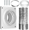Dryer Vent Hose Connector Kit, Dryer Vent Wall Plate by Senshare