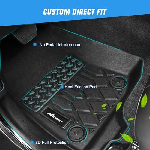 Nilight TPE Floor Mats for Ford Edge - Image 2