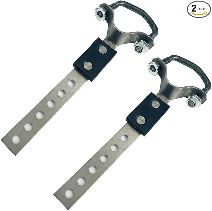 Heavy Duty Tailpipe Exhaust Hangers Flexible Swivel Exhaust Bracket by eLifecenter