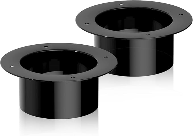 Hon&Guan 4 Flange, Dust Collection Fittings Dryer Vent Wall Plate Collection by HonGuan