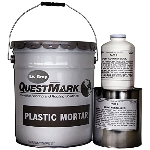 2124 Low Temperature Epoxy Concrete Floor Patch, 5 Gallon, Light Gray by QuestMark
