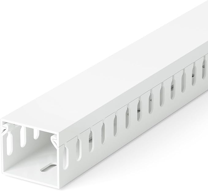 1.4"H x 1.6"W Cable Raceway, 12ft Under Desk Wire Management Channel, 4 Pack - Image 7