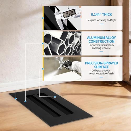 8x4 Modern AC Vent Cover, Decorative Air Vent Register Grille - Image 5