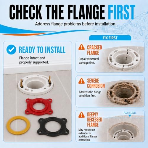 MENNTY Wax-Free Elastic Toilet Seal Kit - Image 6