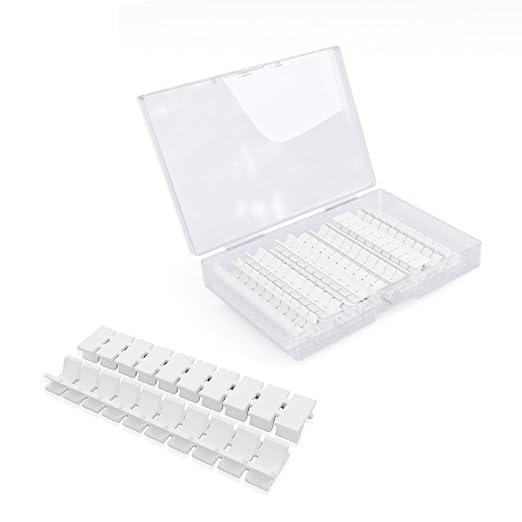 20Pcs ZB6 Blank Terminal Marker Strip, DIN Rail Terminal Block Mark Labels | by GUETNEU