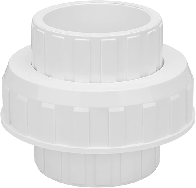 3" PVC Union Coupling Pipe Fitting 3Inch PVC Slip Union Adapter Coupling by Lswteiz