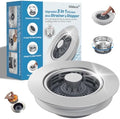 Hibbent 3 in 1 Kitchen Sink Drain Strainer, Metal Pop Up Stopper by Hibbent